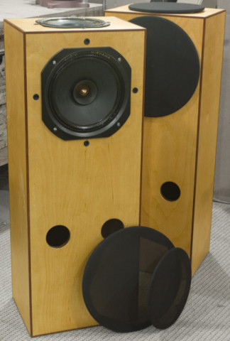 twin full range diy speakers