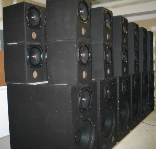 multi driver full range speaker system for churches