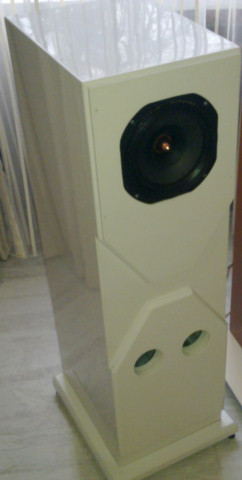 full range white speaker kit