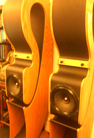 elegant bass horn full range speakers