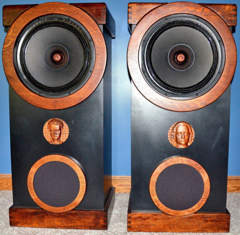 full range speaker kit with carvings