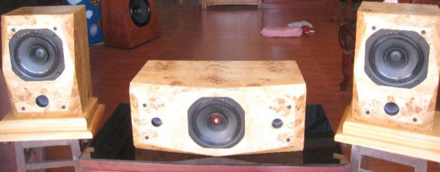 diy full range home theater speakers with center channel