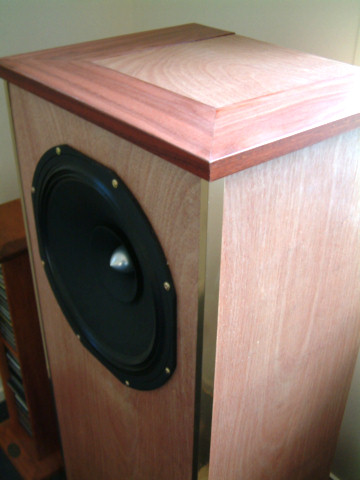 diy full range speaker cabinets top view