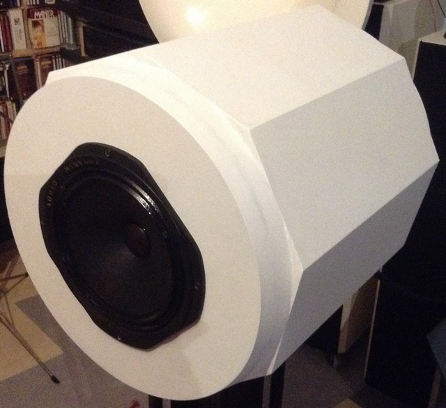full range speakers in octagonal cabinets