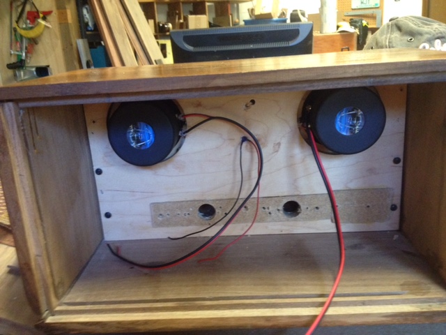 antique radio open baffle full range speaker kit