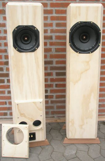 twin full range bipolar speakers