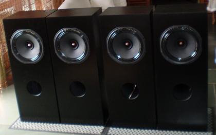 four diy full range speaker boxes