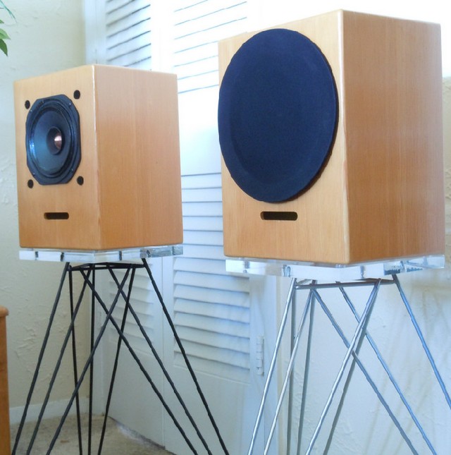 diy full range speakers on stands