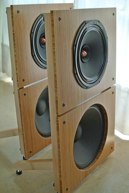 open baffle full range speaker kit with separate woofers