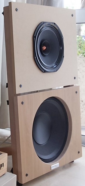 open baffle diy full range speaker with separate woofers