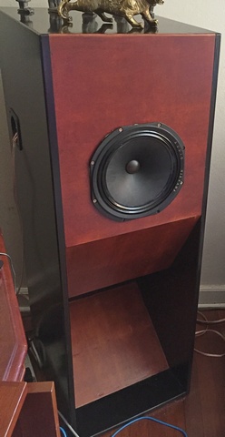 front loaded floor standing bass horn full range speakers