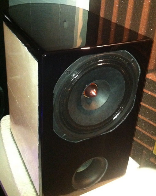 minimonitor diy full range speakers with round back