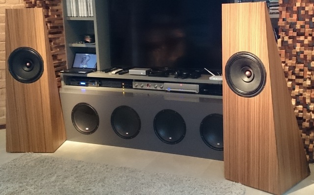 open baffle full range speaker projects