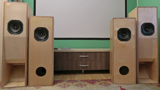 birch bass horn full range speakers